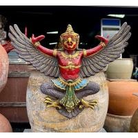 ราคา พญาครุฑ ครุฑแขวนผนัง ขนาด50ซม ครุฑเก่า พญาครุฑหน้าเทพ (41650523450)