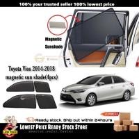 ราคา โตโยต้า วีออส 2014 - 2018 ม่านบังแดดแม่เหล็กบังแดด (4 ชิ้น) (23143445619)