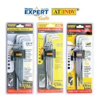 ราคา ประแจหกเหลี่ยม หัวดาว หัวบอล XL (9 ตัว/ชุด) แบบยาวพิเศษ AT INDY รุ่น A85 A86 A87 ประแจ หกเหลี่ยม ประแจหัวดาว ประแจดาว (22533578660)