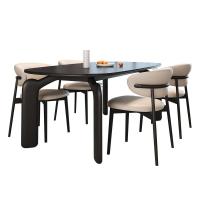 ราคา โต๊ะ โต๊ะรับประทานอาหารบอร์ดหิน โต๊ะรับประทานอาหารที่ทันสมัย โต๊ะรับประทานอาหารที่รวมกันเก้าอี้โต๊ะสี่เหลี่ยมผืนผ้า (43558768787)