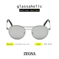 ราคา [ลดกระหน่ำ] แว่นกันแดด Ermenegildo Zegna รุ่น EZ0089 ทรงกลมปรอท ดีไซน์สะพานคู่ (29017177887)