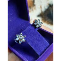 ราคา ตุ้มหูลายดอกไม้สีฟ้าเพทาย (42406683752)