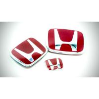 ราคา โลโก้ H แดง หน้า-หลัง ตรงรุ่น Honda FD (28111862572)