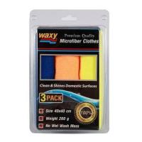 ราคา ผ้าไมโครไฟเบอร์ Waxyแท้ ผ้าอเนกประสงค์ขนาด 40x40 ซม. (แพ็ค3ผืน) (6951086489)