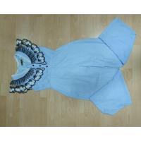 ราคา จั๊มสูทขายาว สีฟ้างานป้าย Bo rich ta (5707412716)