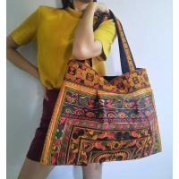 ราคา ❤ กระเป๋าสะพายข้าง ผ้าปัก มีซิป กระเป๋าม้ง (26350368973)