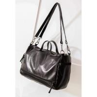 ราคา กระเป๋าหนังสะพายข้าง สีดำ (2303793155)