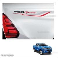 ราคา สติ๊กเกอร์ ลาย TRD Sportivo ใส่ รีโว้ toyota hilux REVO (9933795806)