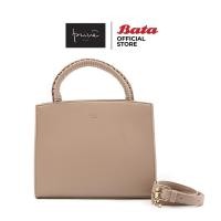 ราคา Bata บาจา ยี่ห้อ Prive กระเป๋าถือ มีสายสะพาย หนังพียู จุของ มีหูจับ แฟชั่นสาววัยรุ่น สำหรับผู้หญิง รุ่น Lana (23130009370)