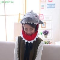 ราคา JEREMY หมวกไดโนเสาร์, ตุ๊กตาผ้าฝ้าย PP หมวกไดโนเสาร์ตุ๊กตาสีเขียว, Creative Shark Warm Plush Shark หมวกของขวัญวันเกิด (42256363254)
