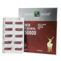 ราคา พร้อมส่งWealthy Health-Deer Placental 50000 60 Capsules (2594530046)