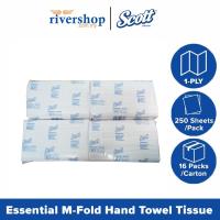 ราคา Scott Essential Multi-Fold Hand Towel Paper (4pkts) / Hand Towel Tissue/ Scott 38002 กระดาษทิชชู่/ Kertas Tisu (23968790692)