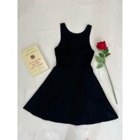 ราคา เดรสสั้น สีดำ แขนกุด #เสื้อมือสอง (26434150858)