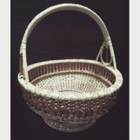ราคา ตระกร้าหวายเทียมสานลาย (2806084095)
