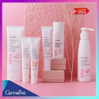ราคา [ส่งฟรี] เซตบำรุงผิว คลินซิ่งออยส์ โฟมล้างหน้า เซรั่มบำรุงผิวหน้า โลชั่นกันแดด Giffarine Repairy Snail Series (10658580930)