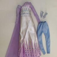 ราคา ชุดตุ๊กตาบาร์บี้เจ้าหญิงดิสนีย์เอลซ่า dress queen Elsa frozen 2 classic doll Disney Princess Barbie (3241610646)