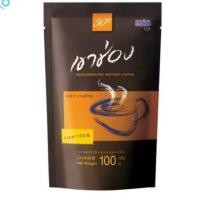 ราคา เขาช่องกาแฟสำเร็จรูปชนิดเกล็ดถุงน้ำตาล 100 กรัม (26920524190)