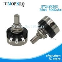 ราคา 2pcs RV24YN20S RV24YN20S-B504 500K โอห์ม Potentiometer RV24YN 504 500KR Single Coil คาร์บอนฟิล์ม Potentiometer (27113450396)