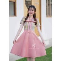 ราคา เดรสผ้าทอ มือ1 งานป้าย mabel (24659219634)