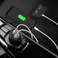 ราคา RAVPower USB Charging แบรนด์ดังจากอเมริกามาแล้วจ้า❗️ RAVPower Dual port USB Car charger quick charge 3.0 (3100404917)