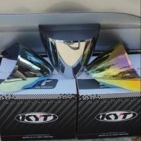 ราคา Venom Flat Visor Glass KYT DJ maru KYT Galaxy INK Centro Visor Flat Iridium KYT Venom plus rachet (TM1) (29621460675)
