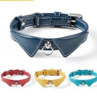 ราคา ohmypet ปลอกคอหนังทรงปกเสื้อ ฟรีป้ายสลักชื่อ น่ารักเก๋มากๆ เหมาะสำหรับน้องแมว-น้องหมาเล็ก (22177066710)