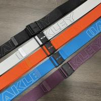 ราคา สายเข็มขัดผ้าใบสำหรับกีฬากลางแจ้ง Oakley แบบทอสำหรับผู้ชาย สายเข็มขัดแบบมีหัวเข็มขัดอเนกประสงค์ (27932682255)
