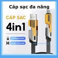 ราคา 2 เมตร 4 IN 1 65W Multifunctional Fast สายชาร์จคุณภาพสูง 1M Anti-break ร่มสําหรับ USB Type C Type C Type C LT USB LT (26986713384)