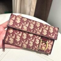 ราคา ส่งต่อ!! กระเป๋า Christian Dior Vintage Rouge Zip Wallet มือสองของแท้ 100% (44151706894)