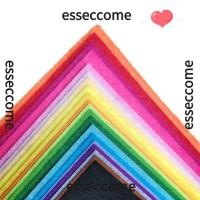 ราคา ESSECCOME 40 ชิ้นผ้าไม่ทอ, 1 มม.หนาหัตถกรรมรู้สึกผ้าแผ่น,คุณภาพสูงที่มีสีสันทนทานสแควร์เย็บปักถักร้อยรู้สึกผ้าเย็บผ้า DIY Craft (26785407931)