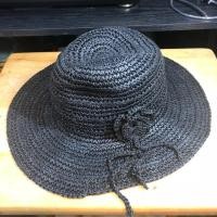 ราคา Trilby Crocheted Panama Hat สีดำสวย ขนาด 57/58 ราคา 350 (1235520326)