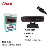 ราคา กล้องเว็บแคม WEBCAM OKER A455 Full HD 1080P ไมค์ในตัว dual Stereo mics (4934938631)