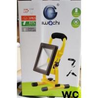 ราคา สปอร์ตไลท์สนาม พกพา แบบชาร์จ ไร้สาย กันน้ำ IWACHI LED Flood Light Waterproof Outdoor Portable Rechargeable 20W แสงข (17551993890)