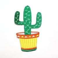 ราคา ตัวรีดติดเสื้อ ลาย ต้นกระบองเพชร กระถางต้นไม้ Cactus Patch DIY WOP งานปัก ตกแต่ง ตัวรีดลายกระบองเพชร ตัวรีดกระบองเพชร (4941884070)