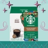 เนสกาแฟ ดอลเช่ กุสโต้ สตาร์บัคส์ เฮาส์ เบลนด์ อเมริกาโน่ กาแฟแคปซูล 12 แคปซูล (NESCAFE Dolce Gusto Starbucks House Blend Americano 12 Capsules)