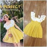 ราคา (M)งานเดรส น่ารัก สดใส size m ป้าย valley girl (27574108249)