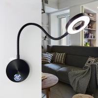 ราคา ไฟติดผนัง Led 3w หลอดกลมสีเหลืองอบอุ่น ตัวโลหะดัด 360 (23290075661)