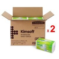ราคา KIMSOFT กระดาษเช็ดมือ คิมซอฟท์ อินเตอร์โฟล์ด ทาวเวล รหัสสินค้า 23821 สินค้าคิมเบอร์ลี่ย์-คล๊าค 2 กล่อง กล่องละ 12 ห่อ ห่ (20860327629)