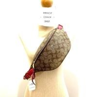 ราคา กระเป๋า Coach แท้ คาดอกคาดเอว รุ่นใหม่ สายหนังแท้ ปรับความยาวได้ COACH 48740 BELT BAG IN SIGNATURE (29421377623)