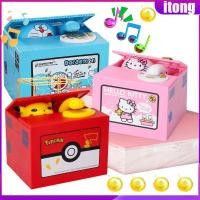 ราคา Pokemon Pikachu Coin Piggy Bank พร้อมเพลงขโมยกล่องเงิน Action Figure ของเล่นอิเล็กทรอนิกส์กล่องเก็บเงินเด็กของขวัญ (40307155483)