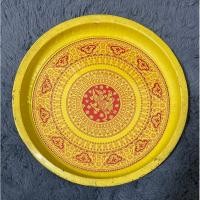 ราคา ถาดสังกะสีงานเก่า งานลายกนกงานเก่าสภาพพอใช้ (18985002811)