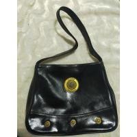 ราคา GENUINE VINTAGE VERSACE BLACK LEATHER BAG (22662009593)