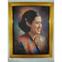 ราคา กรอบรูปรูปภาพมงคลสมเด็จพระเทพ บูชา เสริมฮวงจุ้ย ภาพแต่งบ้าน รูปภาพติดผนังมอบเป็นของขวัญที่ระลึก ขนาดรวมกรอบ 18x23นิ้ว (27367149136)