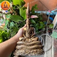 ราคา พ่อปู่ฤาษี พญานาค เนื้อทองเหลือง ขนาด 5 นิ้ว (15563855980)