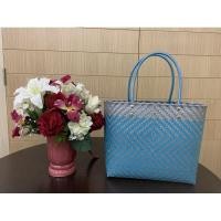 ราคา กระเป๋าตะกร้าสานงานhandmade (6149597119)