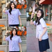 ราคา เสื้อนักเรียน คอบัว ตราละมุด เสื้อนักเรียนประถม ✅ฟรี ปักชื่อ✅ (9251692879)