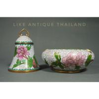 ราคา ชุดตั้งโต๊ะทองเหลืองถมปัดจีนสวย (13581218034)