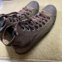 ราคา รองเท้าผ้าใบ รองเท้าแฟชั่น หุ้มข้อ แบรนด์ Converse All Star Brown sneaker Unisex สีน้ำตาล ของแท้ มือสอง เบอร์ 8 (US) (26607400347)