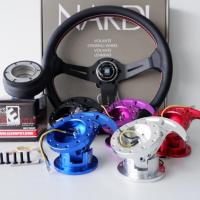 ราคา พวงมาลัยนาดี้ (ก้านดำ) พร้อมคอบางตรงรุ่น+คอพับสี(เลือกได้) ครบชุดติดตั้งได้เลย งานหนังนิ่มยกน้อย 2.5 นิ้ว (4387398887)