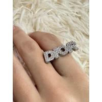 ราคา Diorแหวนสีเงินประดับเพชร (23138700159)